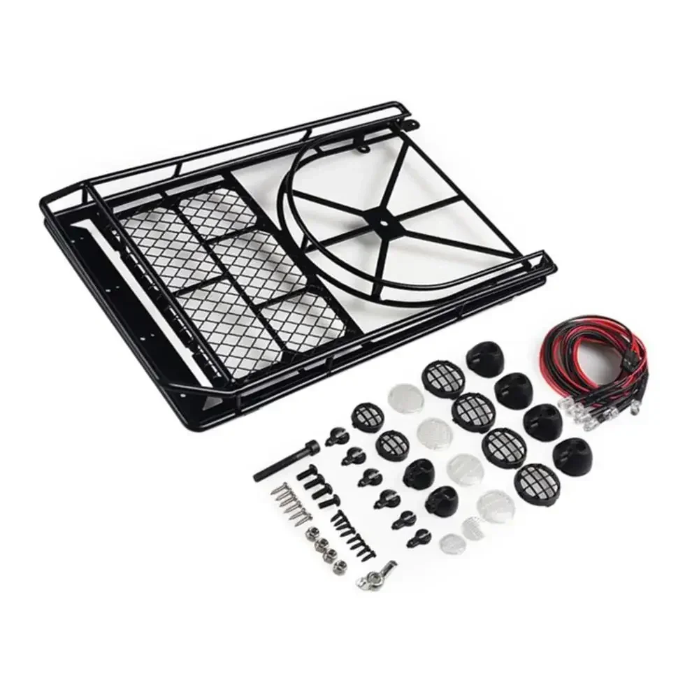 

Металлический кровельный Стеллаж с фотовспышкой для 1:10 RC Rock Crawler AXial SCX10 и SCX10 II 90046 D90