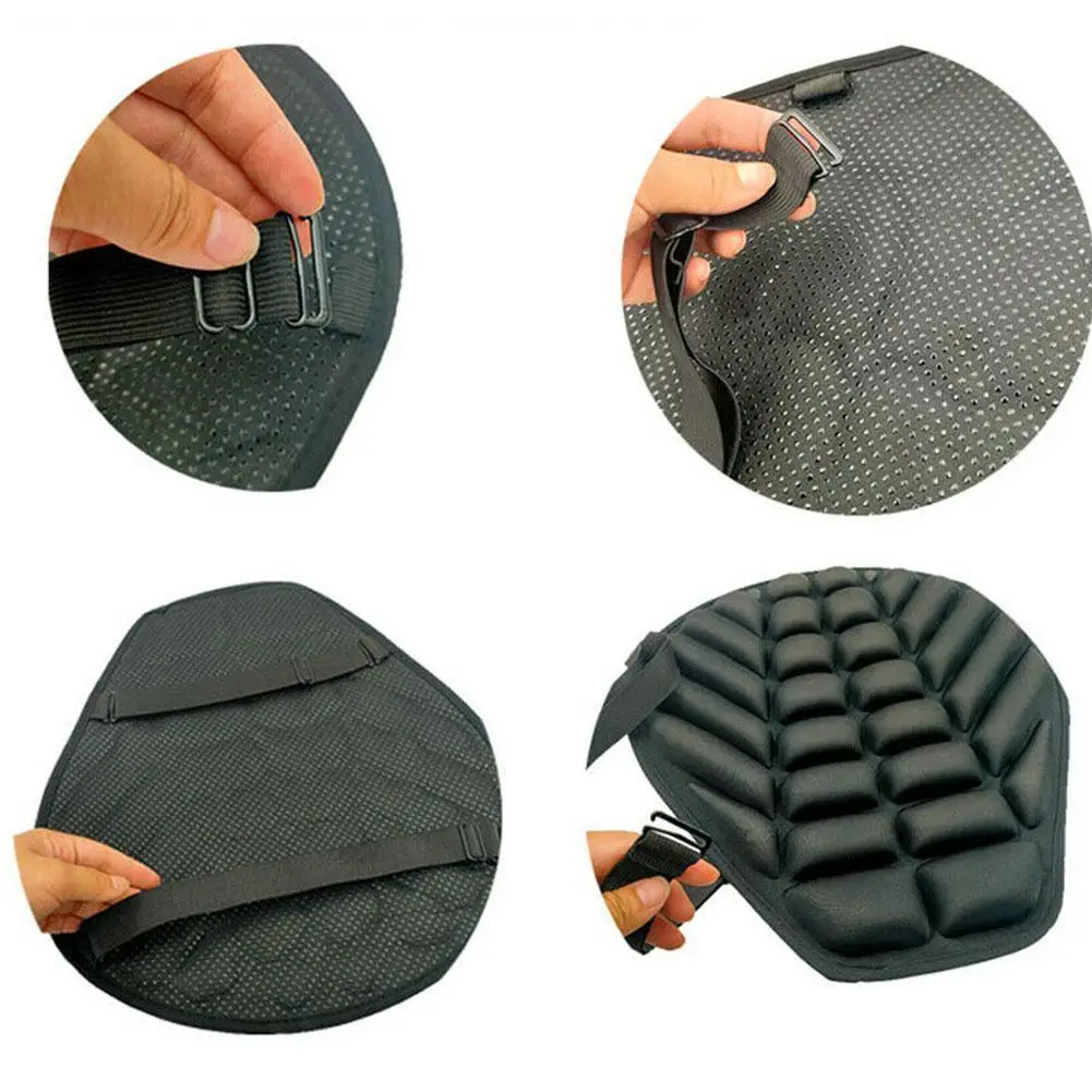 Coussin De Siège Pour Moto - Confortable - Absorption Des Chocs - Doux - 3D - Pour Les Longs Trajets - Soutien Assis