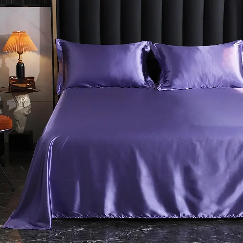 

Silky Four-Piece Set Bedding Set European Style Silk Sleep Pure Silk Duvet Cover 4pcs Silk Bed Set