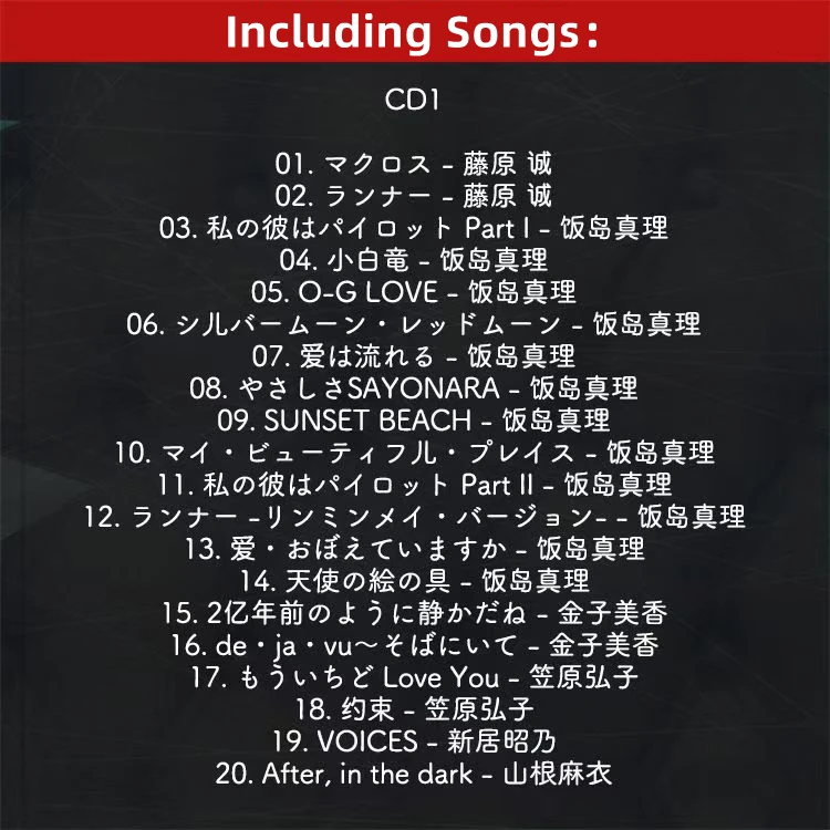 Anime The Super Dimension Fortress Macross Mari Iijima Music CD