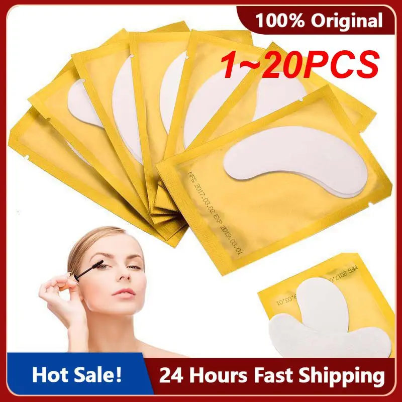 

1~20PCS New 1 bag Eyelash Pad Gel Patch Grafting Eyelashes Under Eye Patches For Eyelash Extension Paper Sticker Wraps Makeup