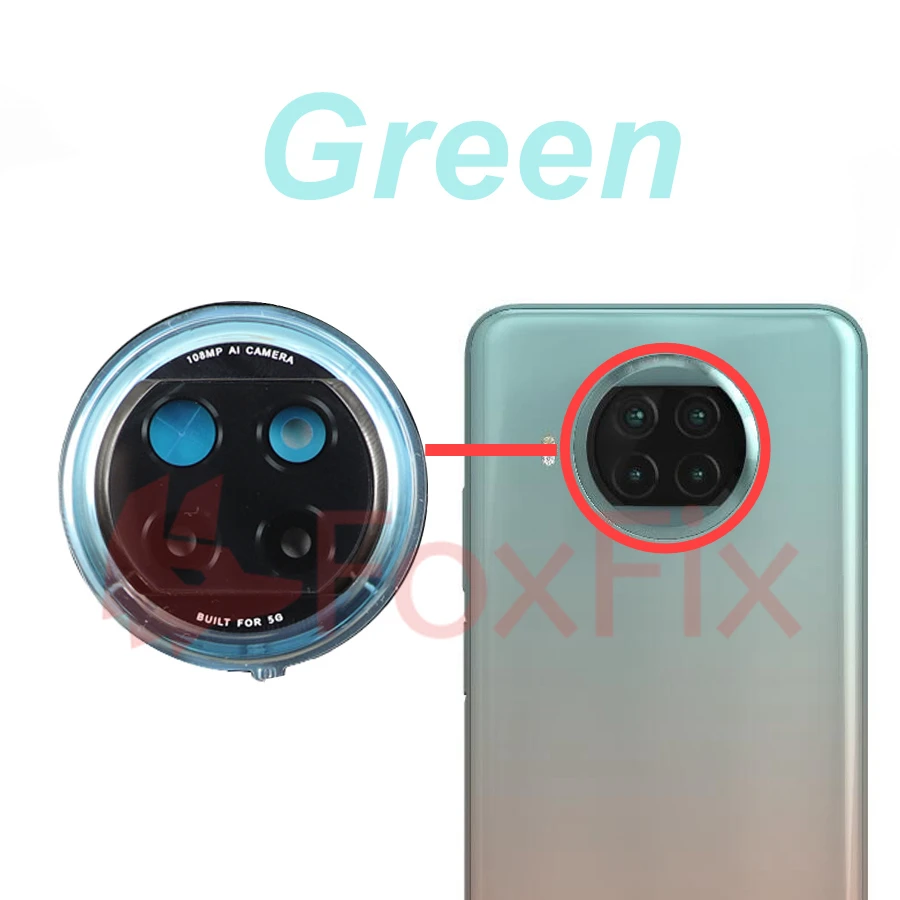 FoxFix Camera Glass For Xiaomi Mi 10T Lite 5G Rear Back Camera