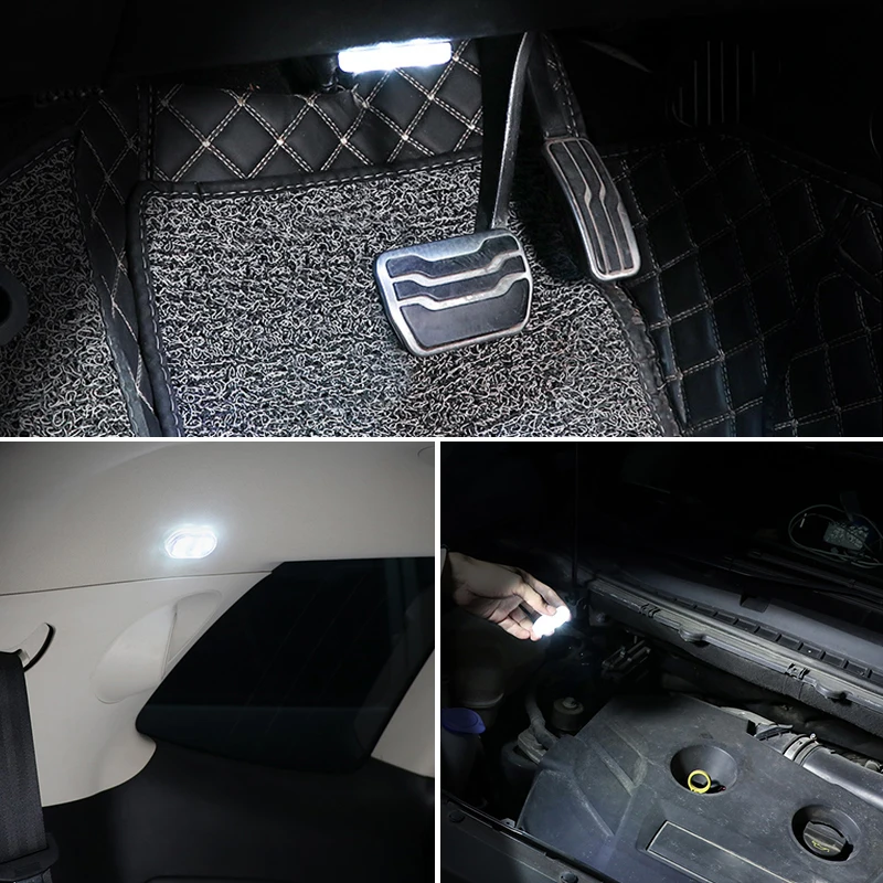 BLALION auto LED dotek světel bezdrátový vnitřní lehký magnetický auto dveře lehký přístřeší strop lampa čtení lampa USB dobíjecí 5V