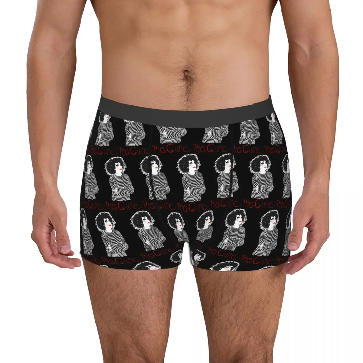 

Men's Boxer Briefs The Cure Robert Smith 20 Sexy Underclothes Funny Graphic Graphic Winter Wearable