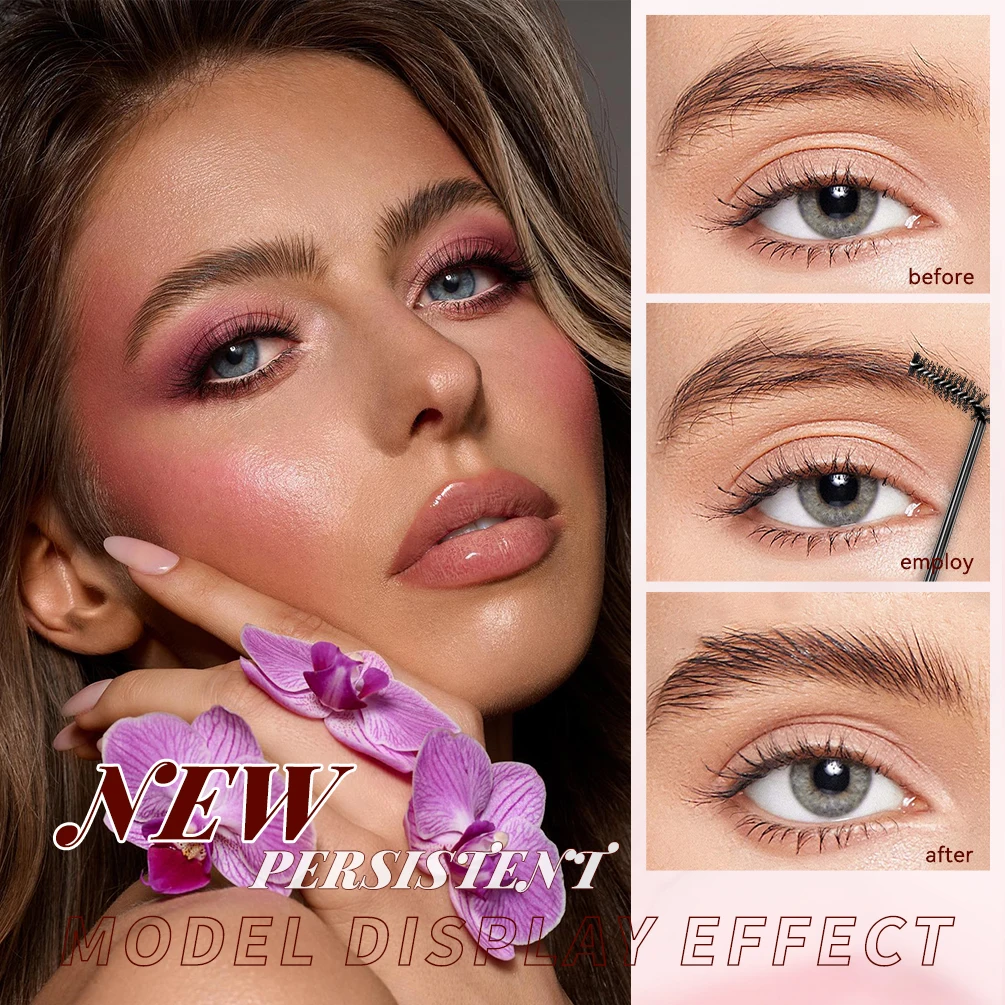 QIBEST Natural Colourless Styling Eyebrow Wax Relaxing Eyebrow Fixing Soap Transparent Long-Lasting Eyebrow Defining Gel Makeup 2