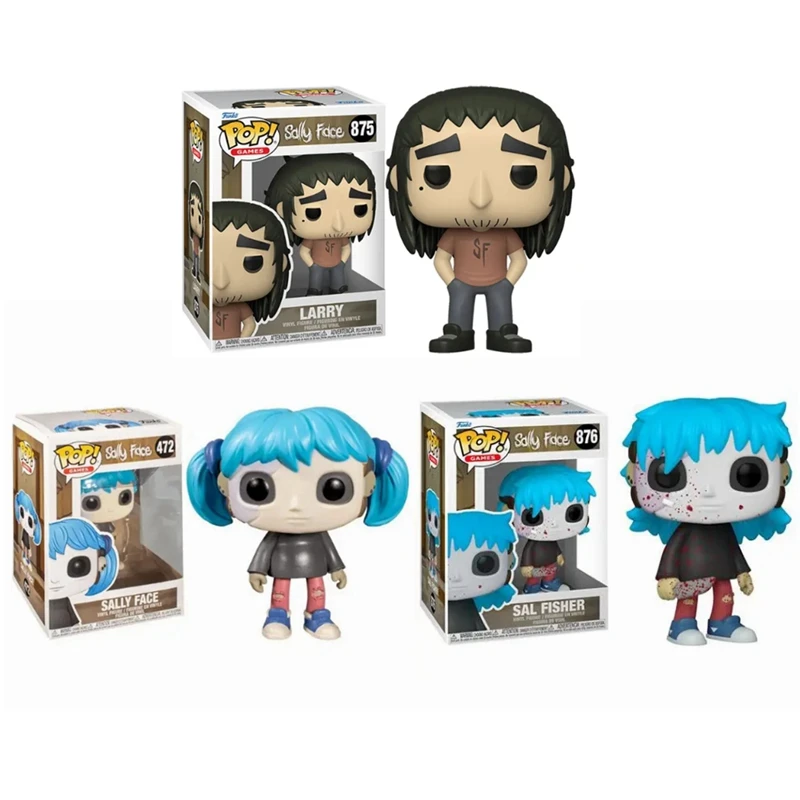 NEWest FUNKO POP Anime Action Figures SALLY FACE #472 Larry