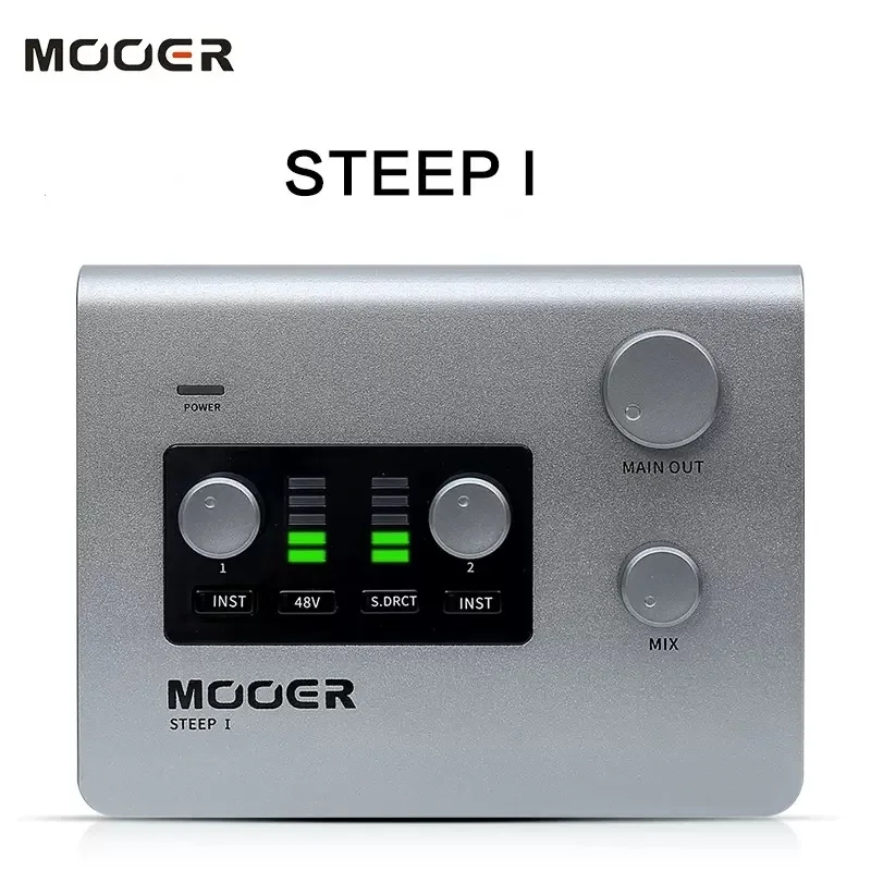 MOOER STEILES II 2 in 2 out audio interface unterstützung MIDI 