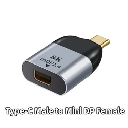 Multi - Port Adapter with USB - C to HDMI, 8KDP, MiniDP, and VGA Connections (Type - C G to Mini DP)