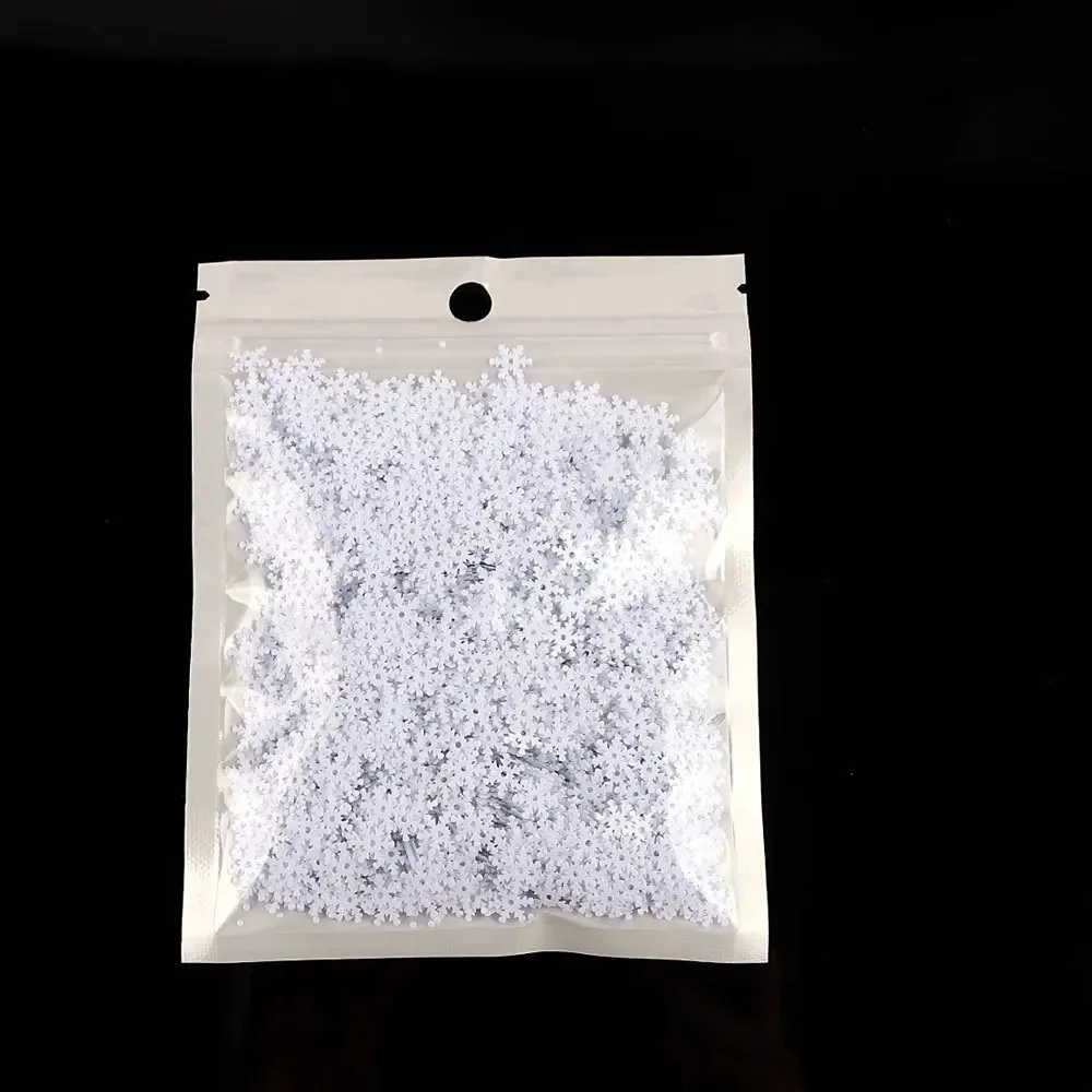 8mm Christmas Snowflake Sequins 20g Glitter Confetti for Home Party Xmas Decorations Tree Ornament Supplies