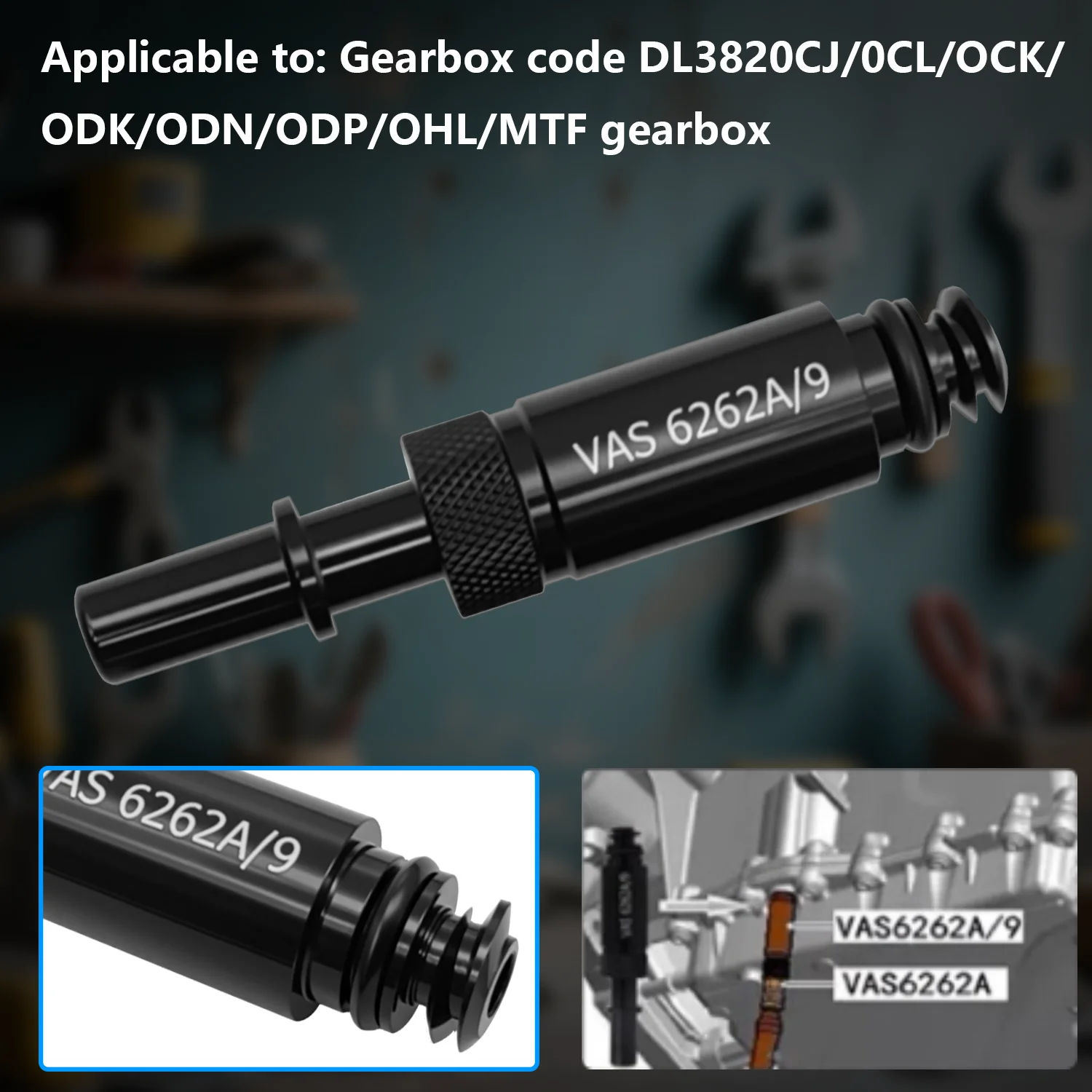 VAS6617/12 VAS6262A/9 suitable for Volkswagen Audi 0CK 0B5 MTF car transmission refueling connector fuel adapter 3