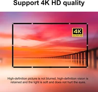 72-100-120 Inch 4k projector screen，Portable Foldable Projector screen High Density White Less Creases, Outdoor Home Office - Image 2