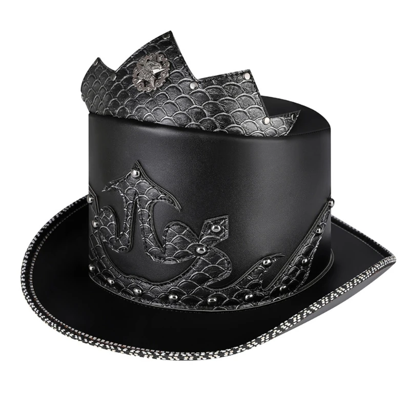 

Teens/Adult Prom Party PU Hat Teens Funny Dress Up Halloween Party Magician Hat