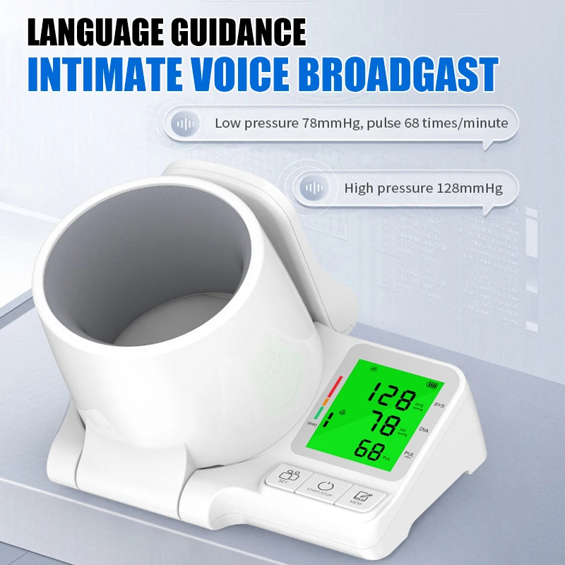 Blood Pressure Monitor Automatic Digital Upper Arm Sphygmomanometer Tensiometer BP Machine Pulse AiQUE Clinic