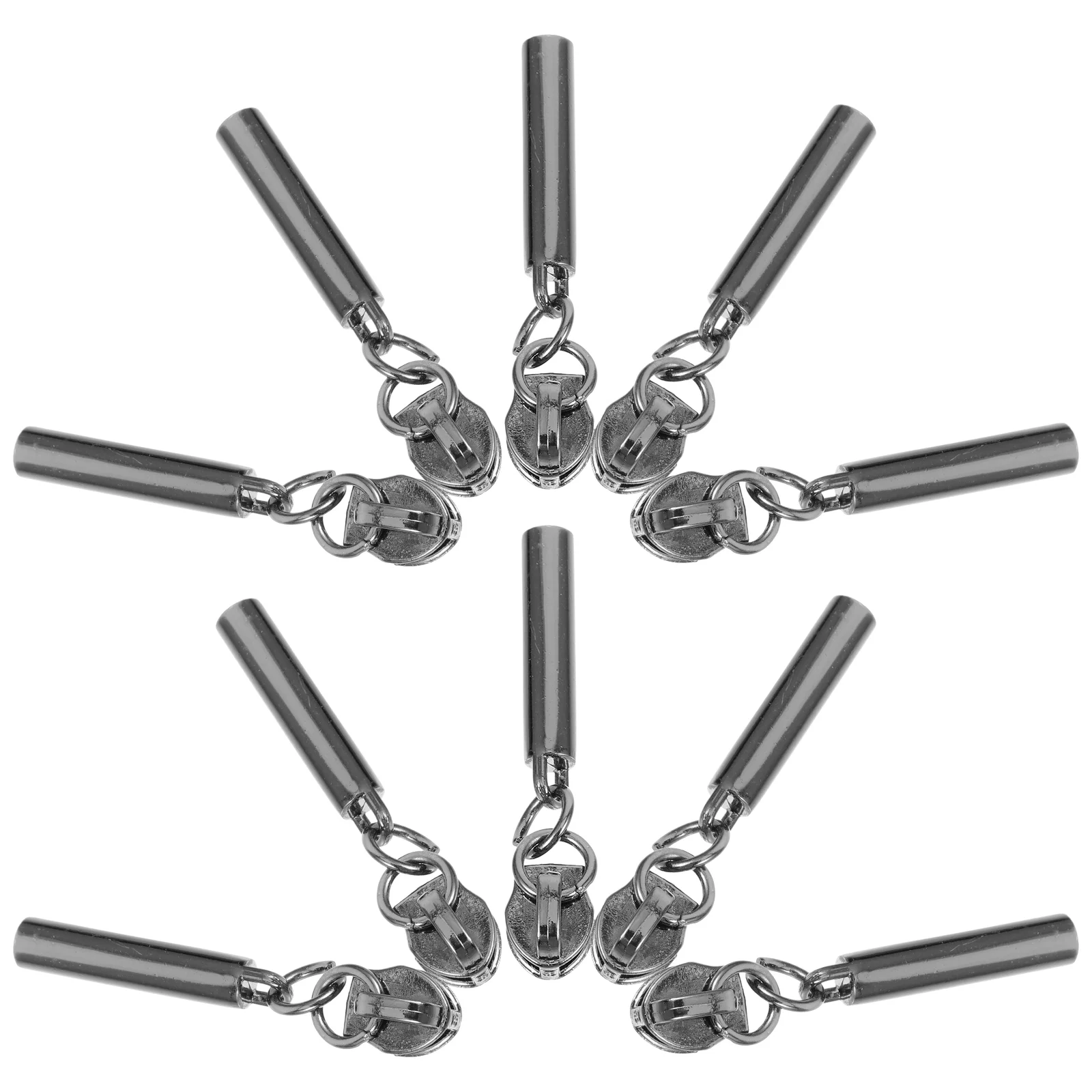 

10 Pcs Luggage Handbags Zipper Pull Head Replacement Replaceable Pulls Supplies Backpack Puller Clothing Tabs Coat