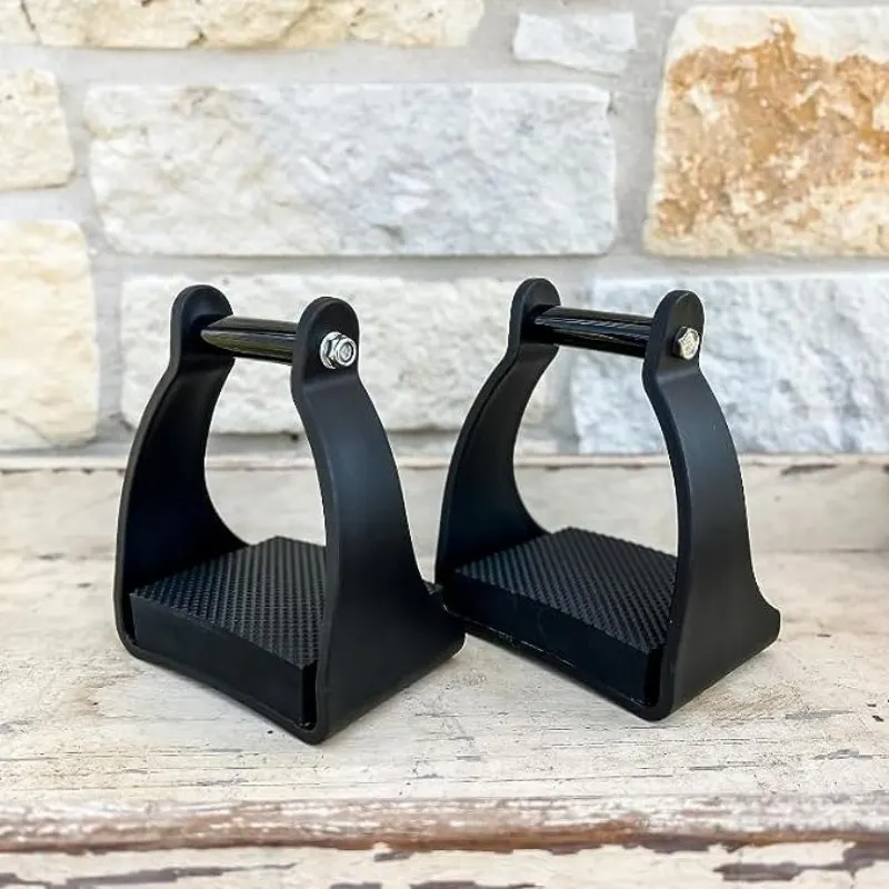 Étriers Western de sécurité légers pour dégager, étriers d'équitation, plastique haute résistance, coordonnants, équestres, 1 paire  18