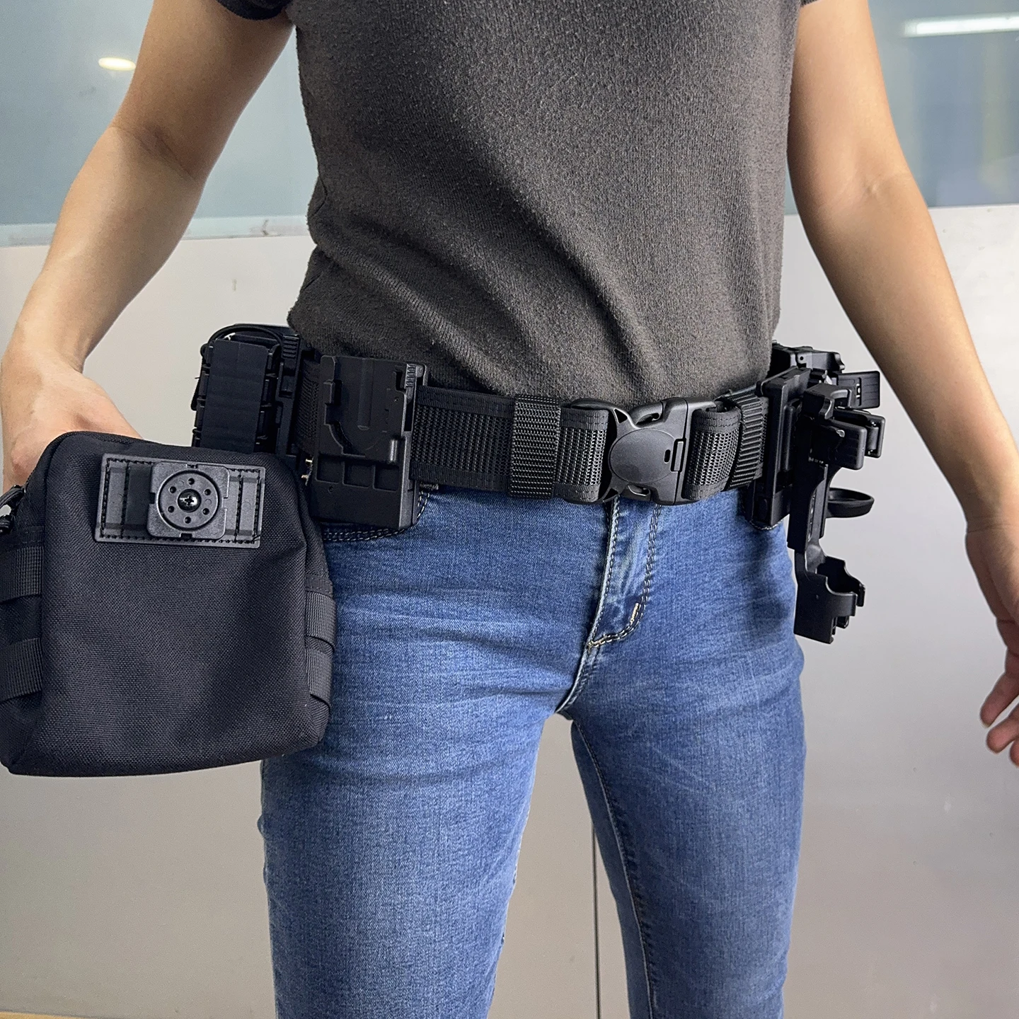 8Pcs Tactical Quick-Release Belt Set