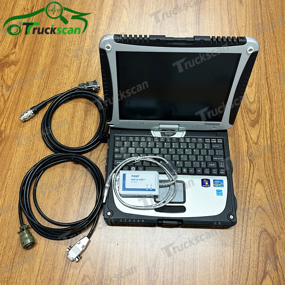 

CF19 Laptop + for MTU DIAGNOSTIC KIT (USB-to-CAN) MTU Diasys MTU MEDC ECU4 Diagnostic Cable +MTU controllers ADEC ECU9 Cable