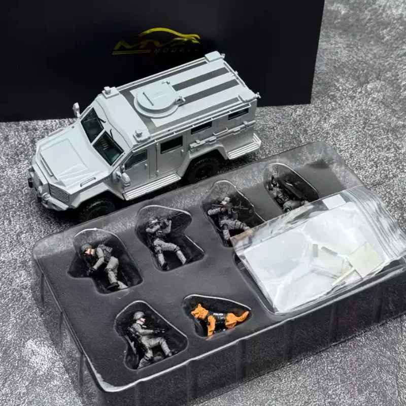 MVA 1/64 베어캣 장갑차 완전 개방형 새 상품 컬렉션 에디션 합금 다이캐스팅 장난감 자동차 축제 선물