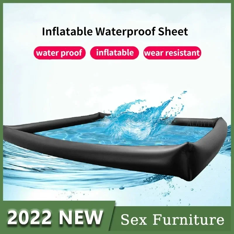 Inflatable Perimeter Waterproof Sheets Lubricated Coated Moisture Barrier Leakproof Waterproof Oilproof Sex Sheets Intercourse18