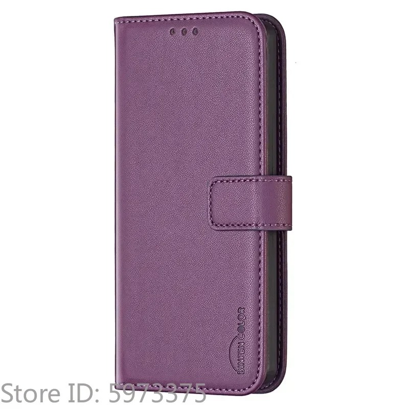 Elegant Leather Wallet Phone Case with Card Slot