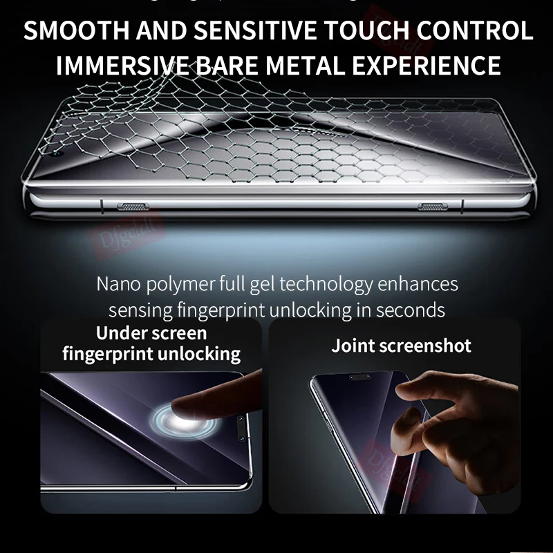 Full Curved Hydrogel Screen Protector Set - 2-4 Pieces, Ultimate Soft Film
