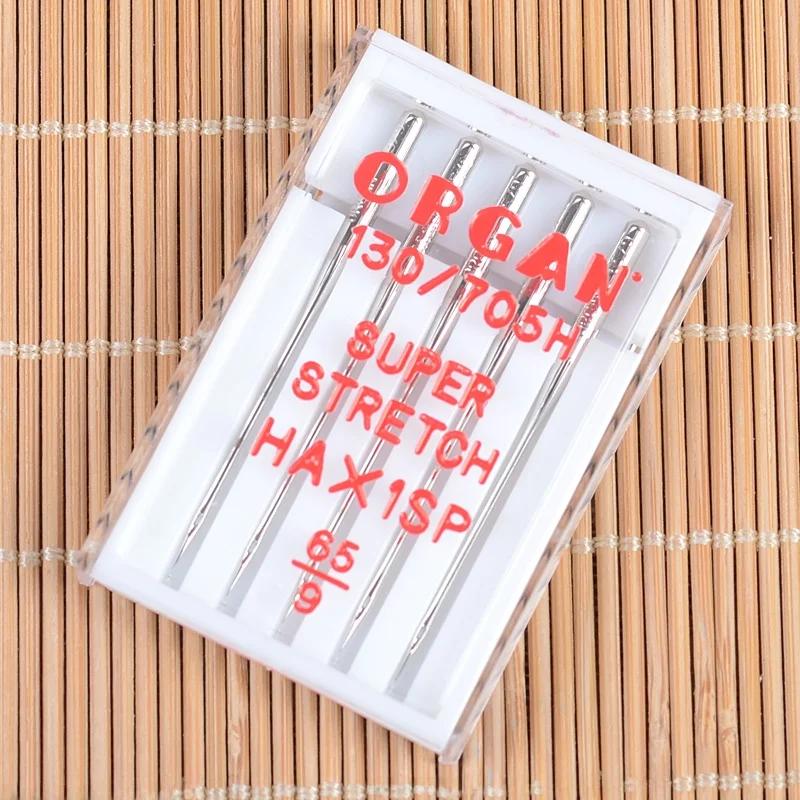 자노메 가정용 재봉틀 바늘 탄성 니트 원단 안티 점프 스레드 블루 바늘 퍼플 바늘 홈 텍스타일 DIY 도구