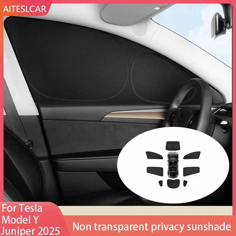 LCKRVOL 2025 Upgrade Tesla Model Y Juniper Sunshade Roof [No Gaps, No Sag] Heat