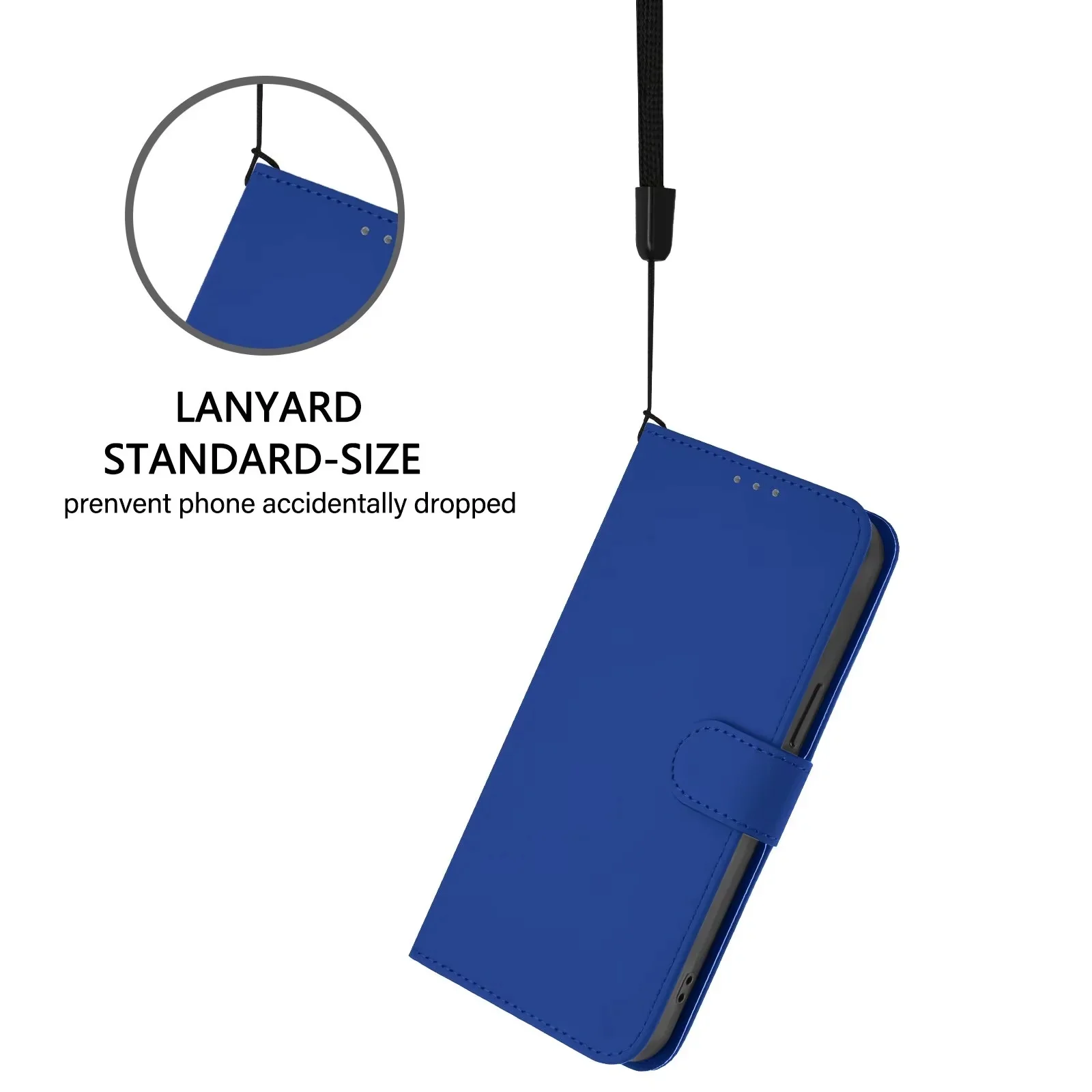 Premium PU Leather Wallet Flip Phone Case - Elegant Protection Cover
