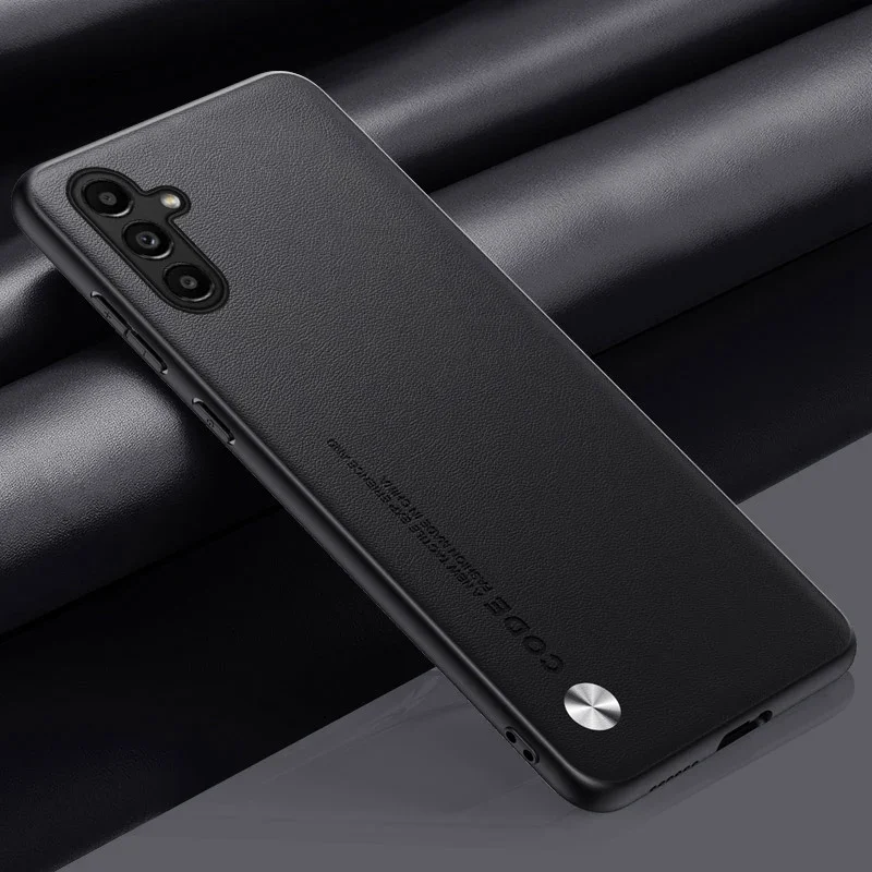 Luxury PU Leather Phone Case with Silicone Protection