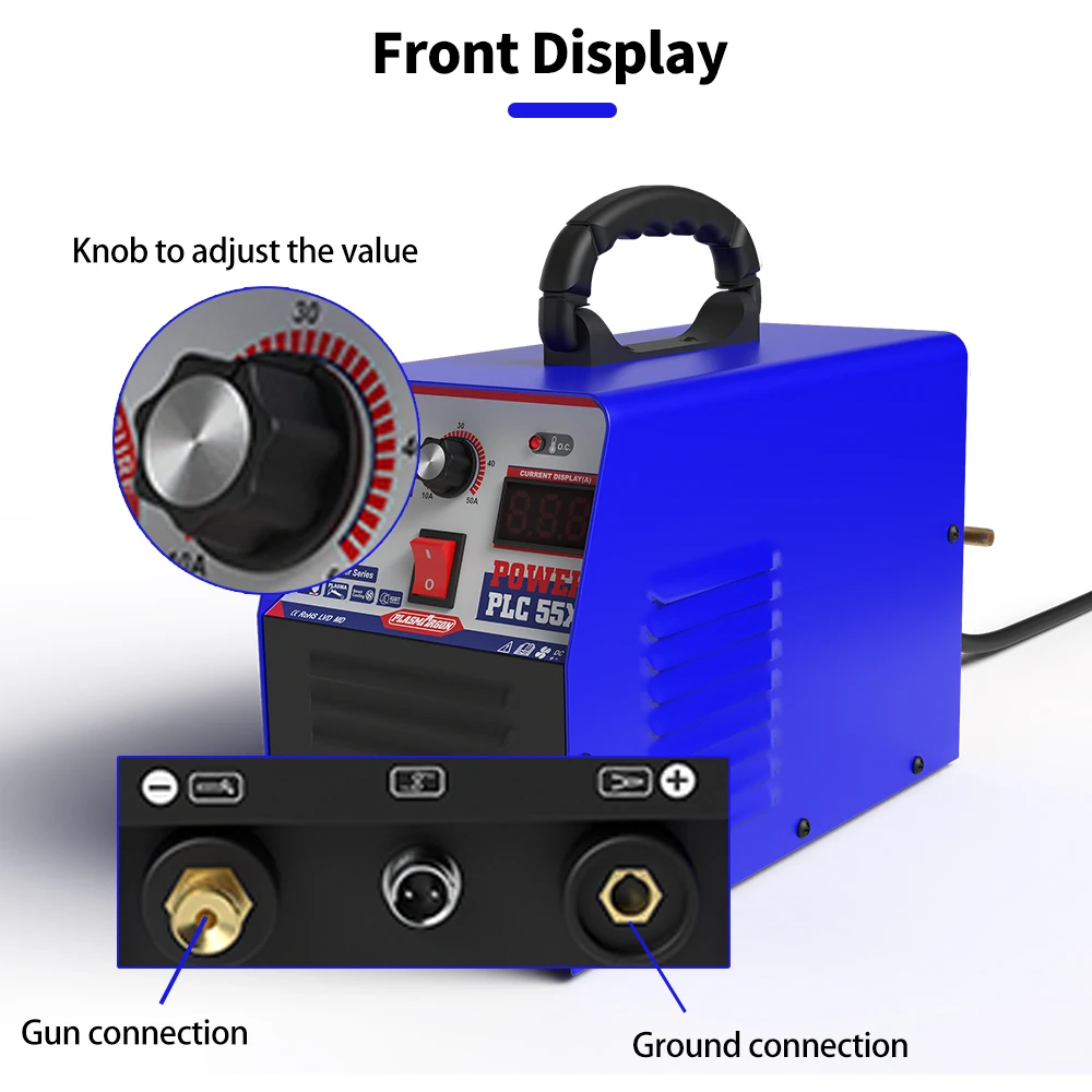 Plasmargon Plasma Cutter Cut 55X Air Cutting Machine CNC Low Frequenc  IGBT Metal Cutting Machinery 55A 220V 3