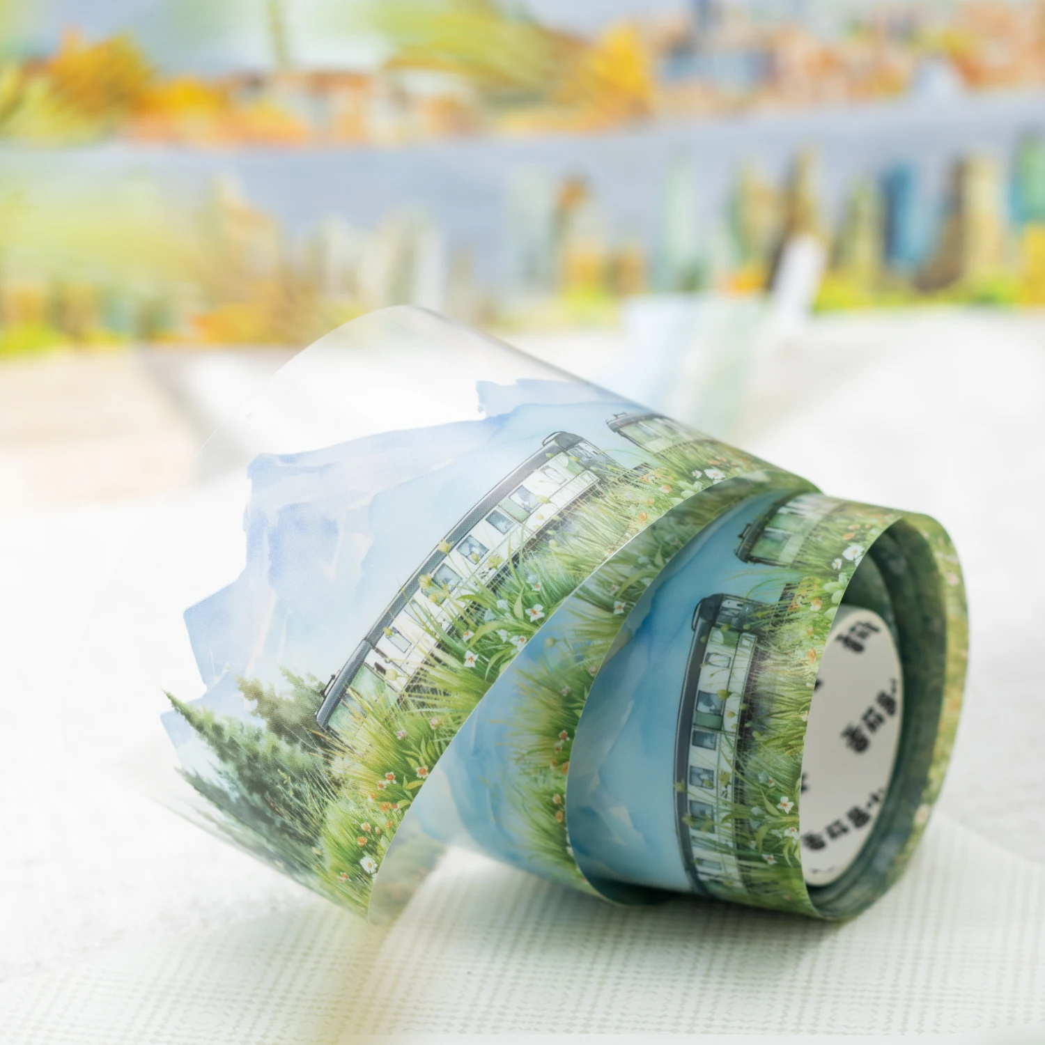 2m Romantic Journey Washi Tape for Card DIY Scrapbooking Adhesives Supplies Handbook Planner Decorative Sticker Masking Tapes 6