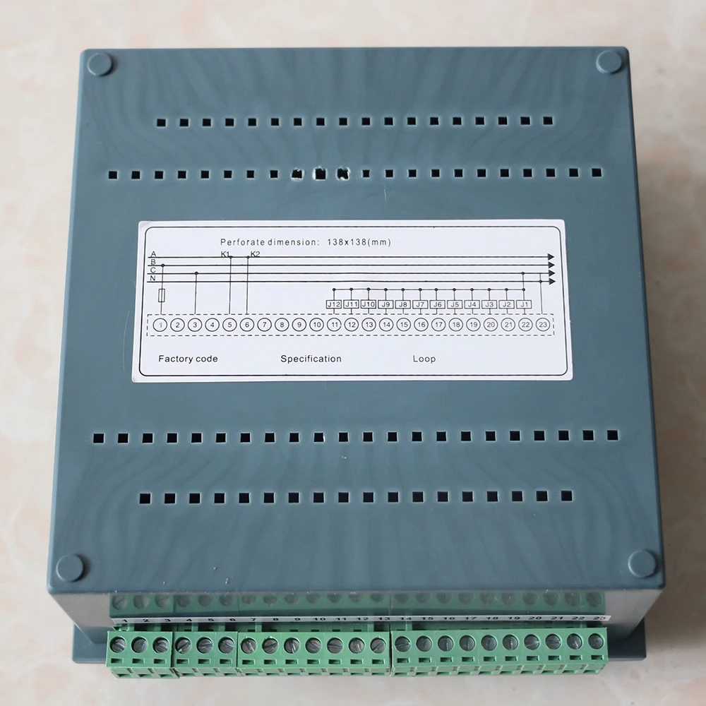 JKW58 / PFR-12 Intelligent Reactive Power Autocompensation Controller 380V 50Hz 4/6/8/10/12 Steps Universal for LV Distribution