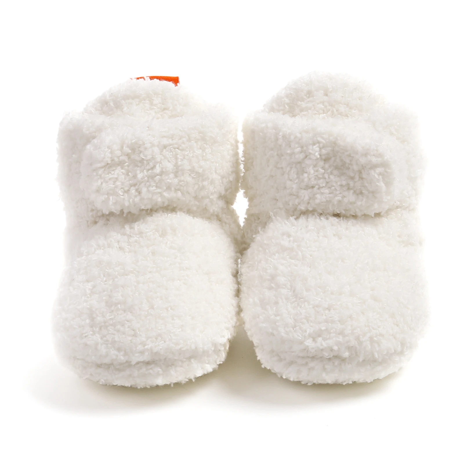 Fall Winter Infant Girl Boy Thick Boots Warm Furry Plush Ankle Flats Shoes Toddler Cute Pumpkin Walking Soft Bottom Booties