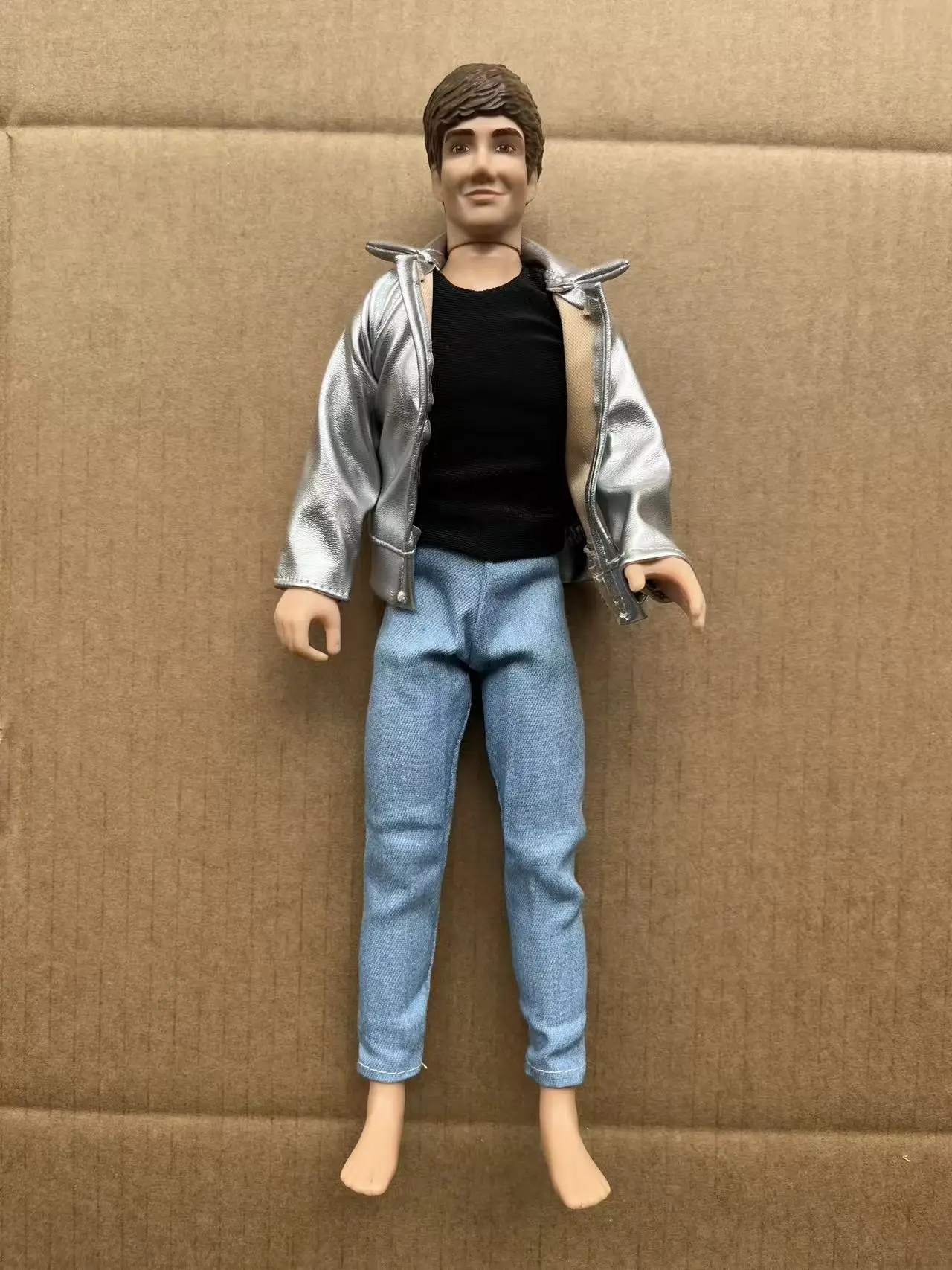 1/6 남성 인형 옷 은빛 재킷 청바지 의사 세트 CEO 보스 의류 세트 남성 인형 DIY 드레싱 장식