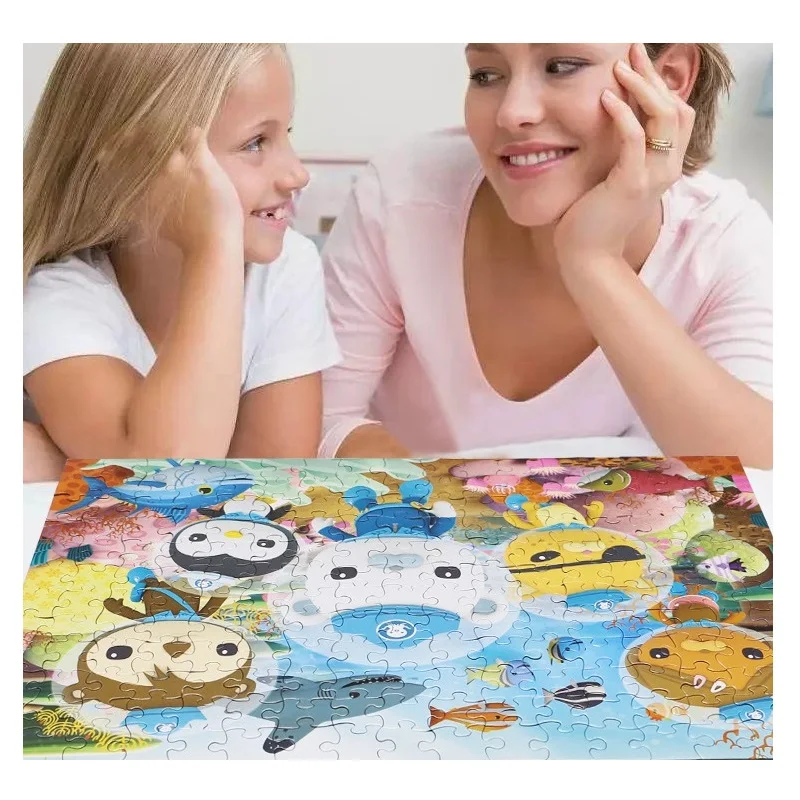 Anime The Octonauts Jigsaw Puzzle Picture Giocattoli Fai Da Te Gup Vehicle Action Figures Regalo Di Compleanno Giocattolo Per Bambini 100/200 Pezzi