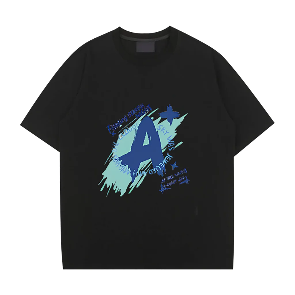 

Men's Cotton Oversized T-shirt Loose Tops Tshirts For Clothing Breathable Casual Pattern Short Sleeve Tees Streetwear Recommend
