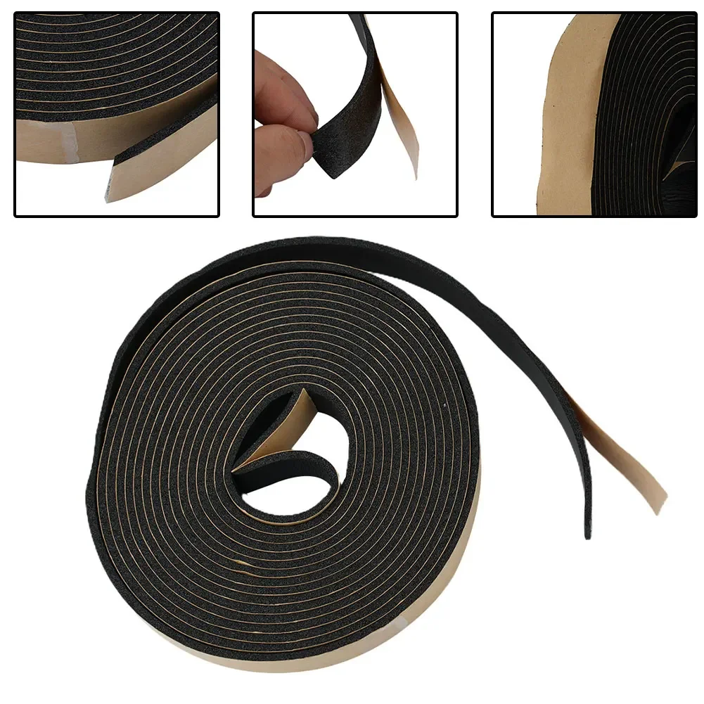 Car Seal Strips 5M Car Side Door Glass Seal Weatherstrip Rain Visor Universal Sealing Strip Noise Insulation Anti-Dust