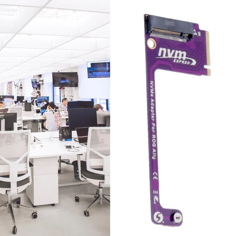 

Ручная плата передачи данных для RogAlly PCIE4.0 90 градусов M.2 Transfercard для RogAlly SSD, адаптеры карт памяти, доступ