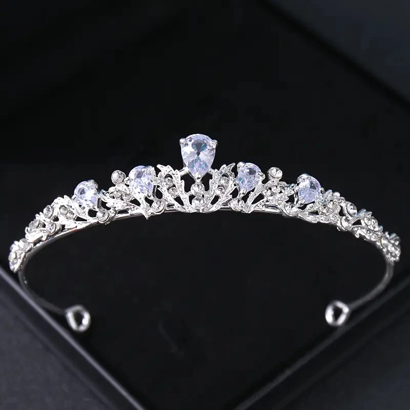 Tiara Corona Cristallo Per Matrimonio E Feste - Diadema Principessa Con