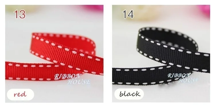 (25 Yards/Rolle) 3/8'' (10mm) Ripsband in Verschiedenen Farben Großhandel Geschenk Hochzeit Backband – Detail 10