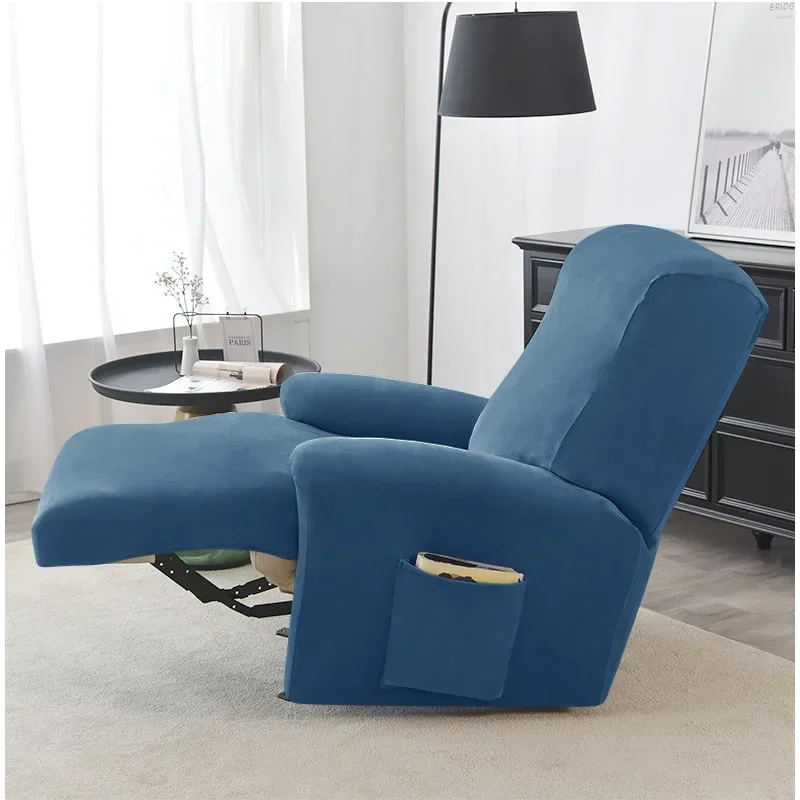 Stretch Velvet Recliner Sofa Cover or Jacquard  Armchair Covers Elastic Non Slip Sofa Slipcovers for Living Room Home 4