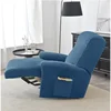 Stretch Velvet Recliner Sofa Cover or Jacquard  Armchair Covers Elastic Non Slip Sofa Slipcovers for Living Room Home 4