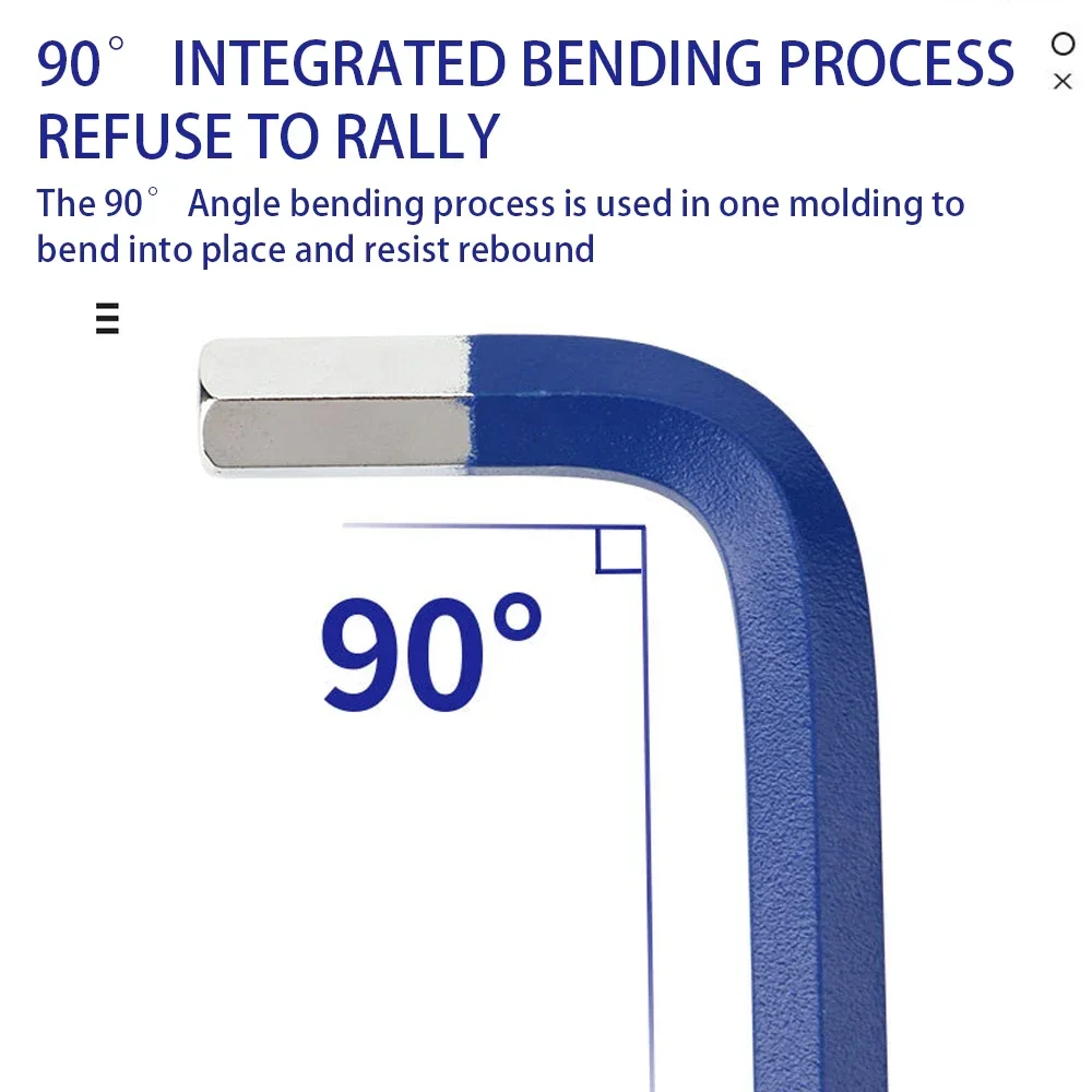 Alloy Steel Hex Key Allen Wrench Hand Tool Set
