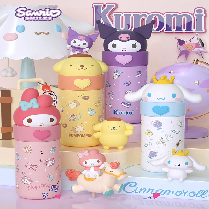 Sanrio Cinnamoroll, My Melody Thermos Jar Insulated Food Container 420ml