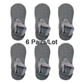 6 Pairs Dark grey