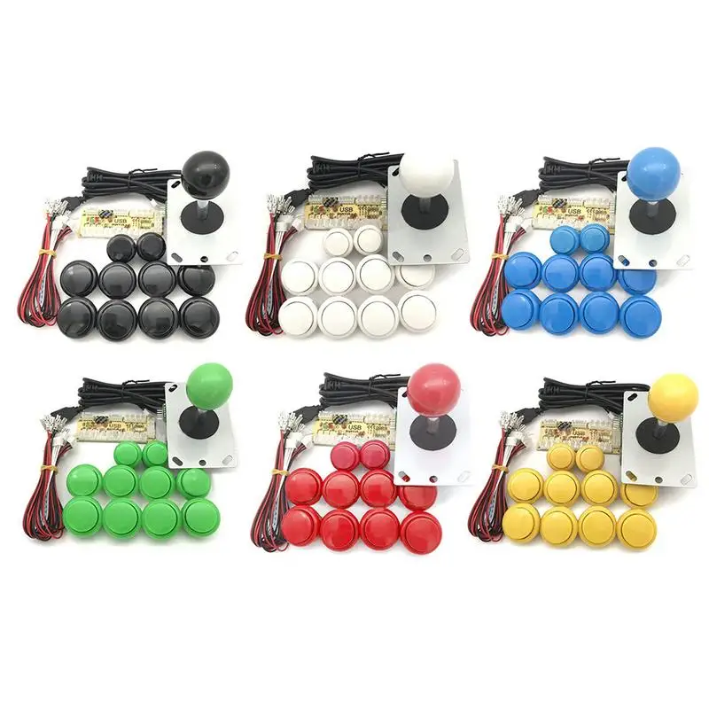 Joystick Arcade Kit Fai Da Te Zero Delay Arcade Kit Fai Da Te Pulsante Di Gioco Arcade Fai Da Te E Kit Controller Joystick Per Giochi Per Pc Arcade St