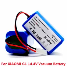 샤오미 G1 MI 로봇 청소기 필수 MJSTG1 로봇 청소기 18650 배터리 팩 기본 14.8V 2600mAh 리튬 이온 배터리