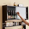 Creative Solid Wood Kitchen Cabinets Wall Mounted Storage Sideboard Nordic Kitchen Furniture Bedroom Glass Closet Kitchen Island 5