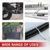 100pcs Metal Zipper Ties,304 Stainless Steel Heavy Duty Multi-Functional Self-Locking Cable Ties for Machinery, Farms, Roofing 6