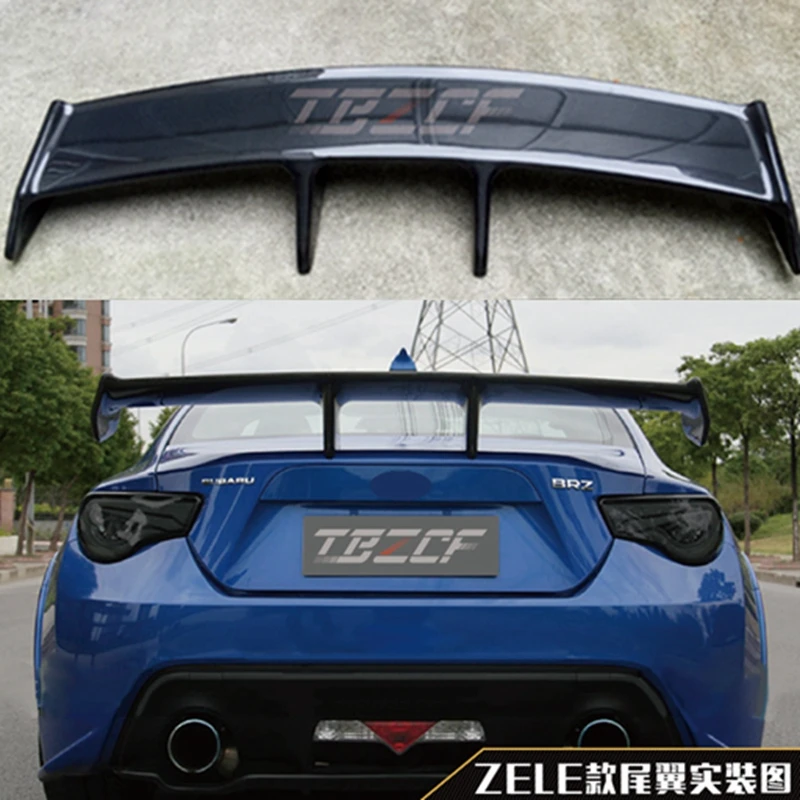 

Для Toyota GT86 BRZ из углеродного волокна/FRP спойлер на задний багажник, крыло ZELE Style 2012-2015